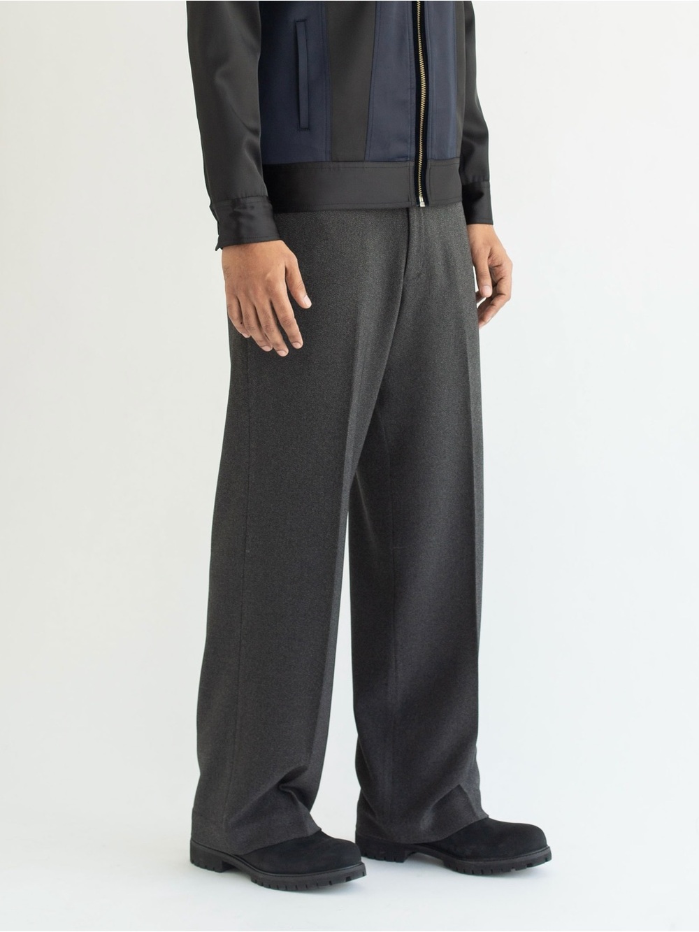Men's Extra Wide-Leg Pants - Charcoal